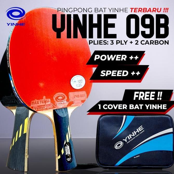 Kayu Bat Tenis Meja Pingpong Bet Rakitan Yinhe 09B FL Carbon Premade