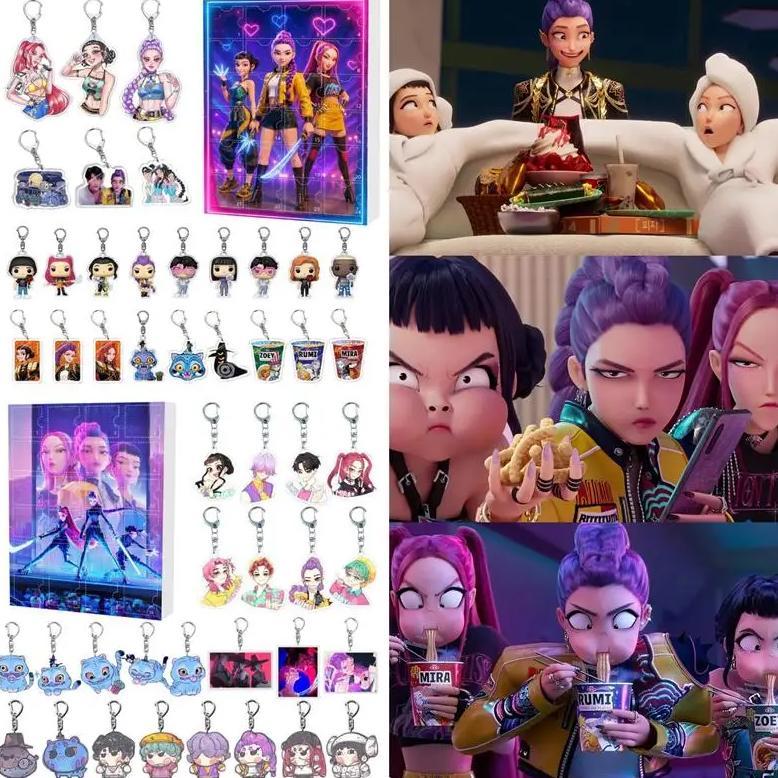 Kpop Demon Hunters Christmas Countdown Advent Calendar Kpop Demon Hunters Advent Calendar Kpop Warri