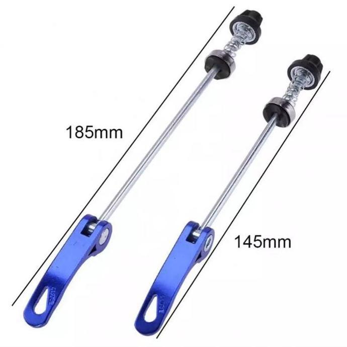 Murah as quick release sepeda skewer qr hub freehub ban baut clamp axle roda depan belakang mtb lipa