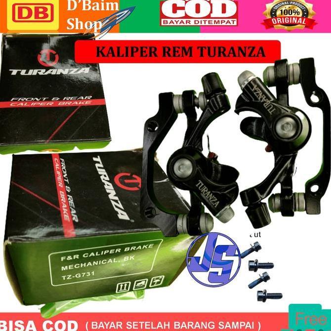 Murah Kaliper Rem Cakram Turanza Kepala Kaliper Rem Cakram Disk Disc Brake Sepeda Sepedah Lipat MTB 