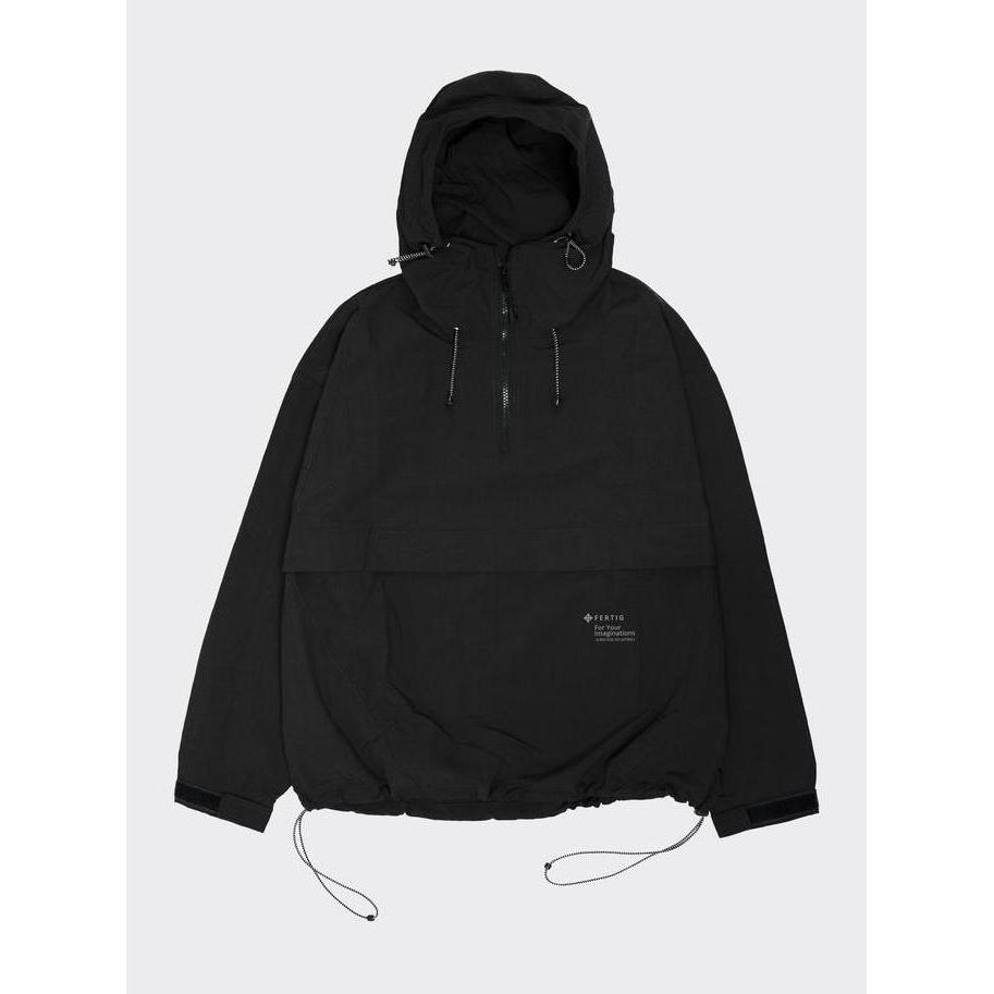 Fert- Topanga Jacket Cagoule - Gocore - Jaket Parasut Pria Hitam Outdoor