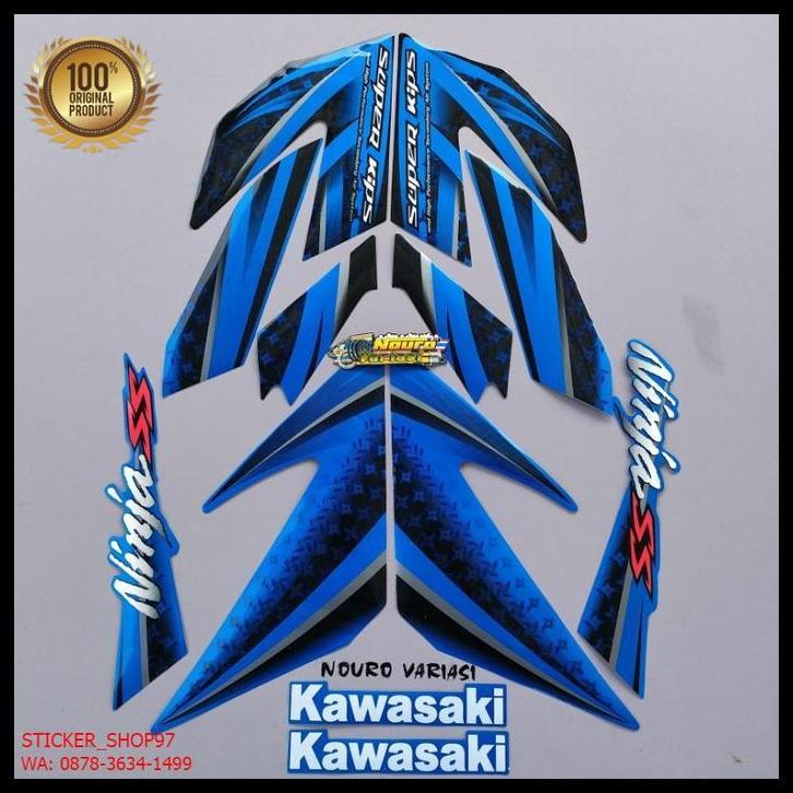BEST DEAL (ORI) STRIPING KAWASAKI NINJA SS 150  2012 BIRU KUALITAS ORIGINAL 