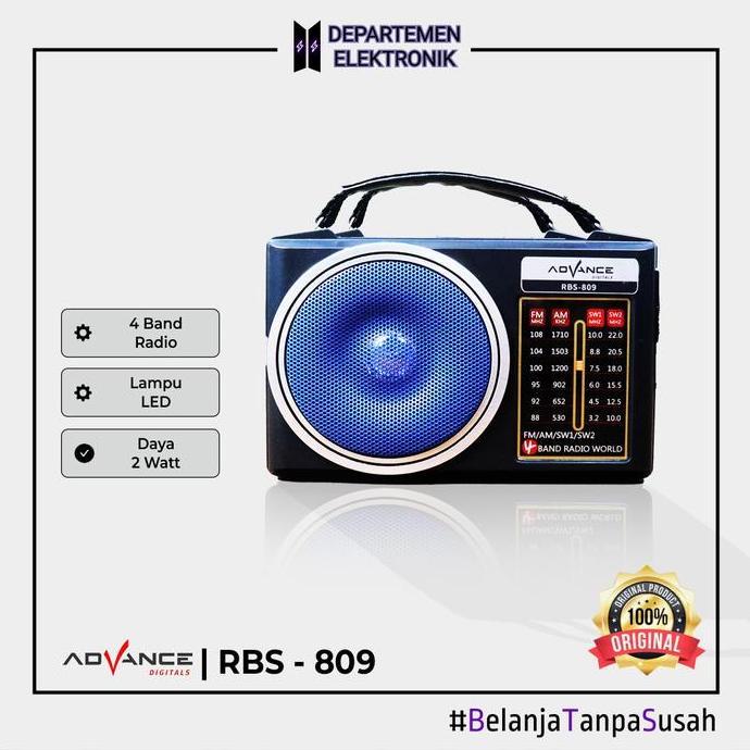 Radio Advance RBS 809 Radio Jadul Radio Kuno Berkualitas