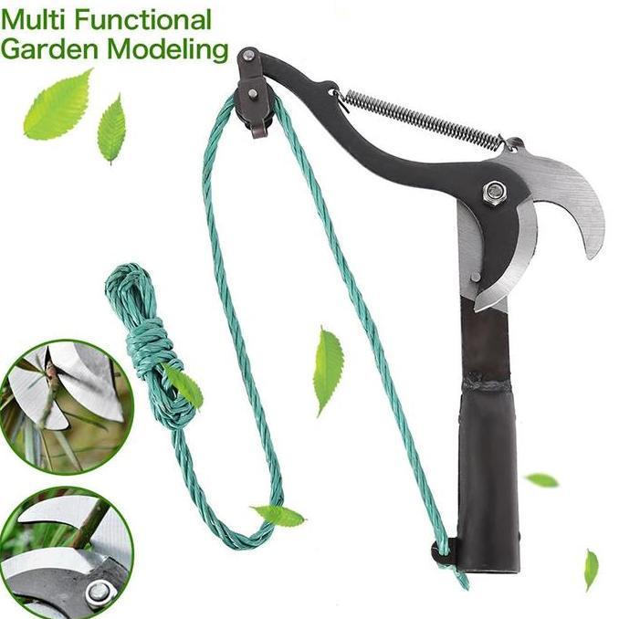 Gunting Pisau Tarik Alat Pemotong Pangkas Dahan Ranting Pohon Tinggi