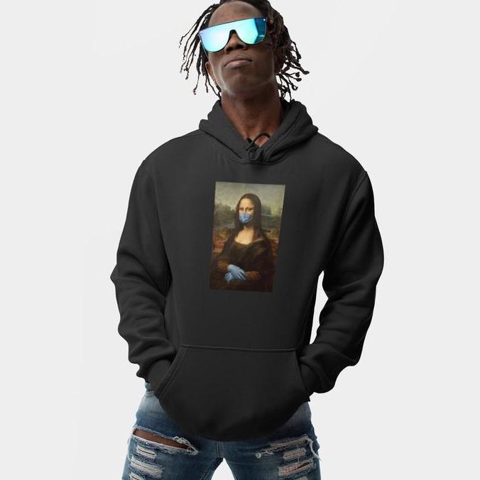 Tomoinc Sweater Hoodie Monalisa Mask