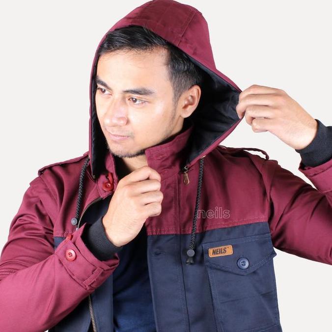 JUAL JAKET PARKA PRIA - BANDUNG - NEILS CATALAN - UNIQLO