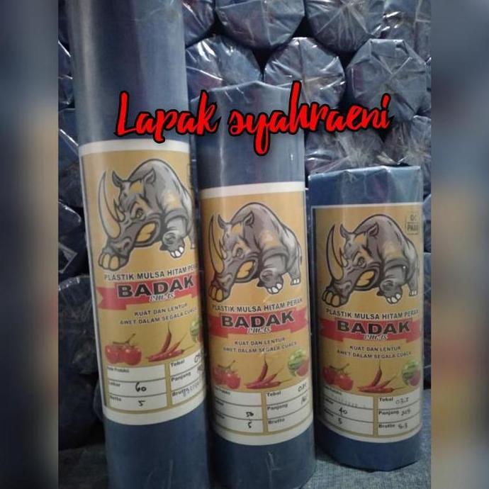 Plastik mulsa 5kg hitam perak 120cm 100cm 80cm plastik cabe plastik pagar sawah plastik perkebunan p
