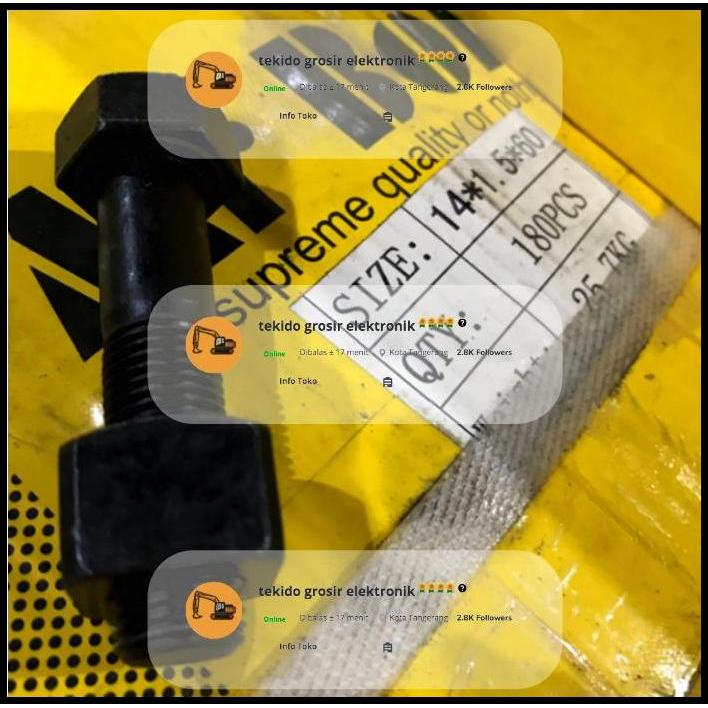 TERLARIS BAUT 14X60 BAUT MUR M14X60 