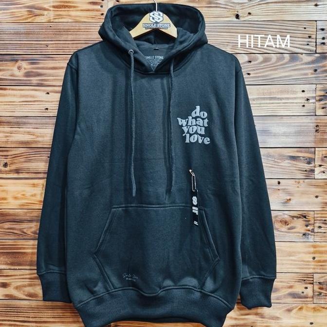 SWEATER HODIE PRIA OFF WHITE HITAM