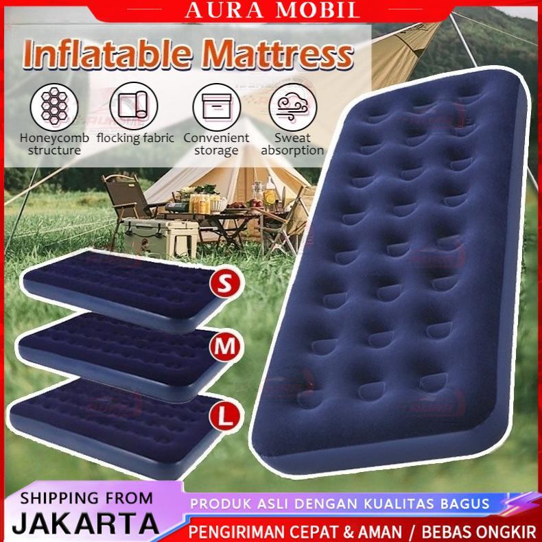 Kasur angin pompa double 2 orang  /Kasur angin / matras angin airbed intex / Kasur Angin + Pompa -Au