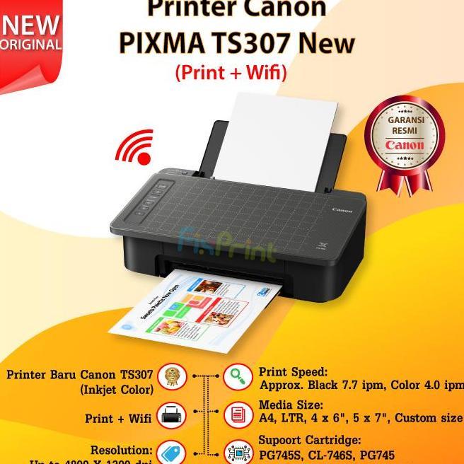 Printer Scan Wifi Wireless Canon Ts307 Printer Canon Ts307