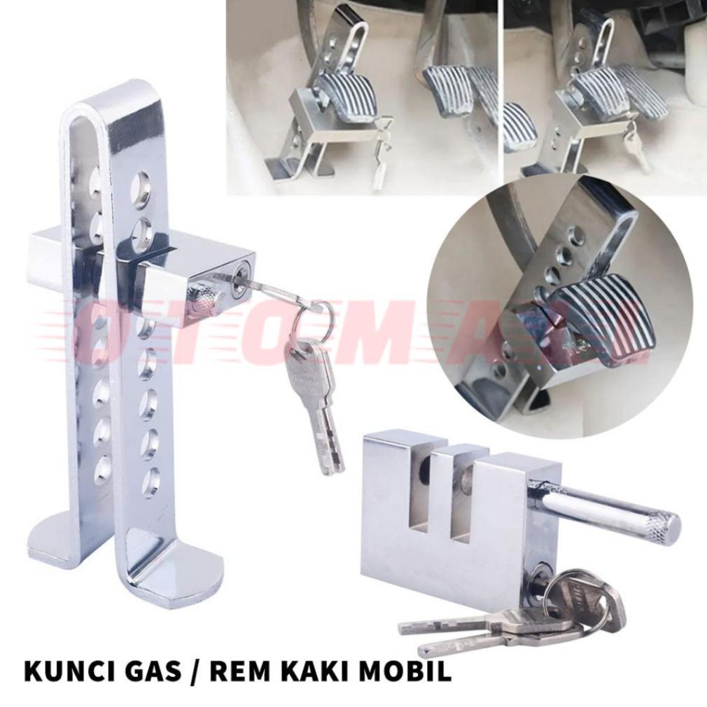 Kunci Stir Setir Kunci Pedal Mobil Anti Maling Leiqi Original Kunci Pengaman Pedal Mobil