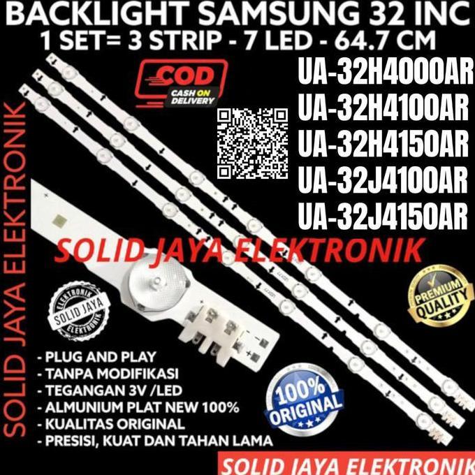 BACKLIGHT TV LED SAMSUNG 32 UA32J4100 UA32J4100 32J4100AR LAMPU BL 7K