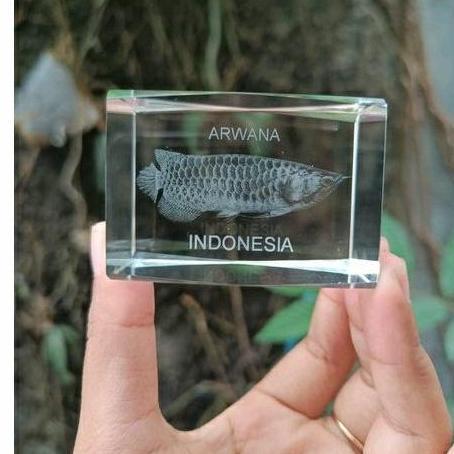 Hanimayas - Souvenir Pajangan Kristal Ikan Arwana Oleh Oleh Indonesia