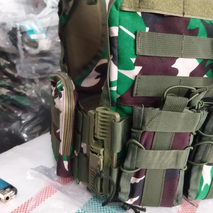 Rompi Body Vest Blackmamba Loreng TNI