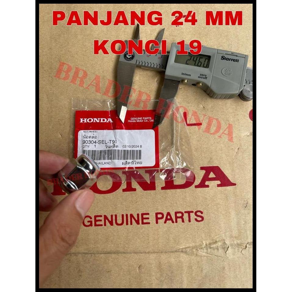 TERLARIS MUR RODA NUT WHEEL VELG KUNCI 19 JAZZ GD3 GE8 GK5 CITY GD8 GM2 GM6 BRIO 2003 2004 2005 2006