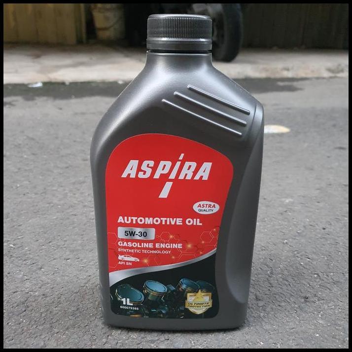 BEST DEAL OLI OIL ASPIRA ASTRA 5W 30 5W30 5W-30 DIPRODUKSI SHELL OLI MESIN MOBIL 1 LITER