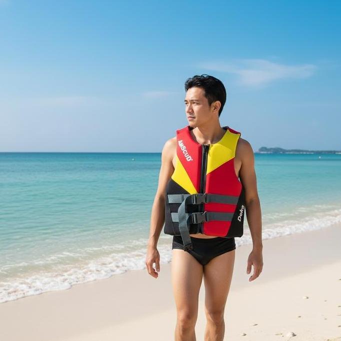 TERBARU AmScuD Buoyancy Jacket DEKA / Pelampung Snorkling / Life Jacket / Vest Snorkling / Pelampung