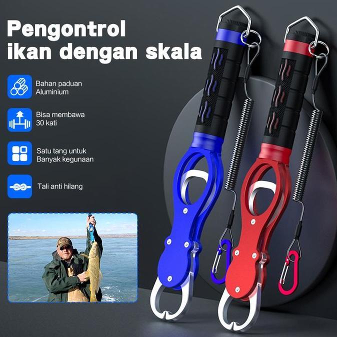 [ready stock]Fish Lip Grip/ Grip Penjepit Mulut Ikan/ Tang Pancing /Ikan Grip Stainless Steel /Meman