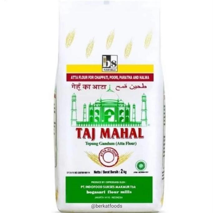 Tepung Gandum Taj Mahal Bogasari / Wheat Flour / Atta Flour