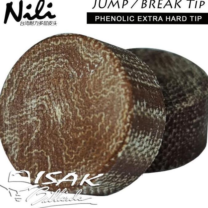 Nili Phenolic Jump Break Tip - Hard Jb Cue Tips Loncat Billiard Stick