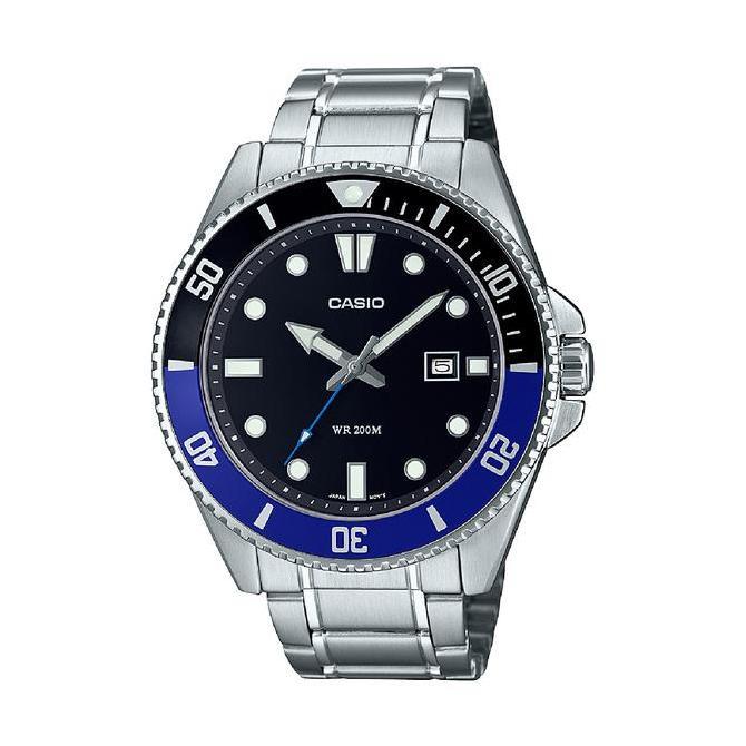 Casio Jam Tangan Analog Pria Original Mdv-107D-1A2Vdf