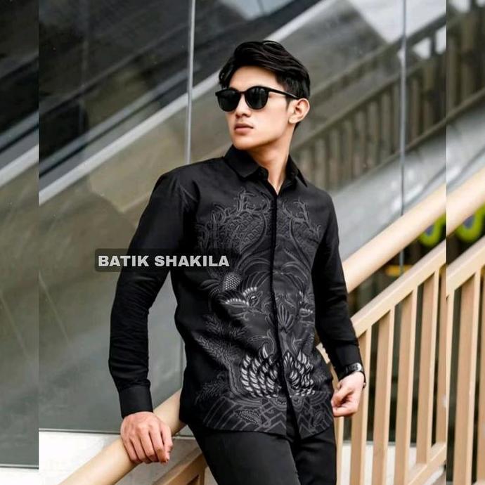 BEST SELLER SHAKILA BATIK DAMAR KEMEJA BATIK PRIA LENGAN PANJANG MOTIF TERBARU 2024 SIZE M L XL XXL 