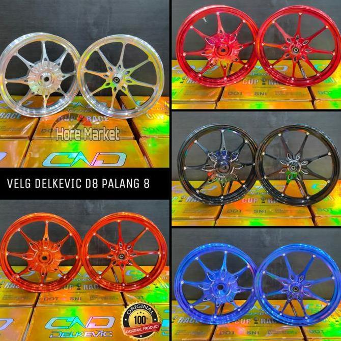 VELG DELKEVIC D8 PALANG 8 MIO Z GT / SPORTY SOUL - VARIO 110 / 125 / 150 - BEAT - SCOOPY NEW PRESTIG