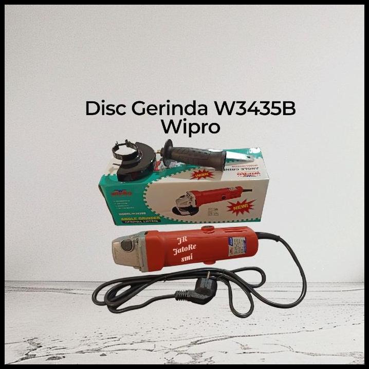 TERMURAH DISC GRINDER W3435B WIPRO GERINDA TANGAN LISTRIK 4" W3435B WIPRO