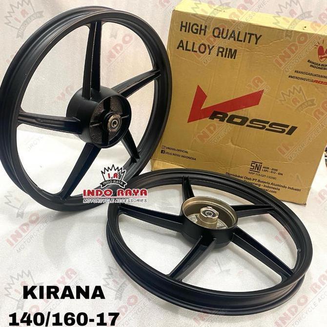 velg pelek velek KIRANA 140 160 ring 17 1set depan belakang VROSSI V ROSSI Original