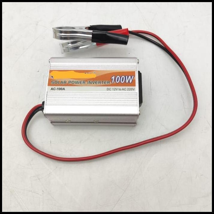 TERMURAH POWER INVERTER DC 12V TO AC 220V 100 WATT DC TO AC SOLAR POWER INVERTER 