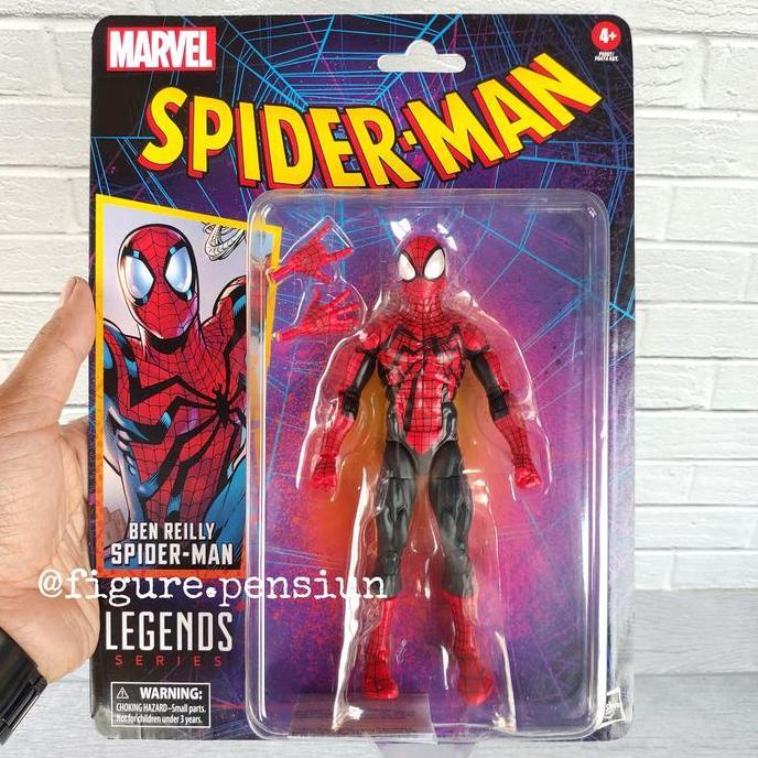 MARVEL LEGENDS SPIDER-MAN BEN REILLY SPIDERMAN RETRO VINTAGE HASBRO AC