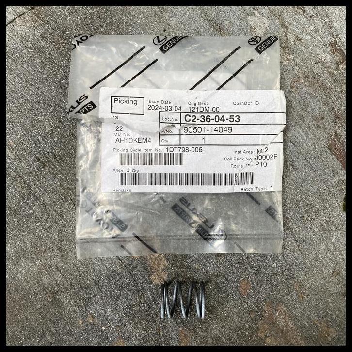 TERLARIS SPRING BRAKE SHOE HOLD DOWN PER KIT KAMPAS REM TANGAN CAMRY ACV40 ASV50 AVV50 GSV40 HARRIER