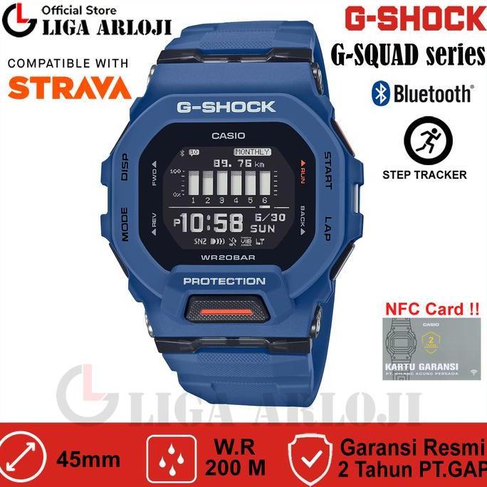 Casio G-Shock Gbd-200-2Dr Jam Tangan Pria Gshock Gbd200 G-Squad