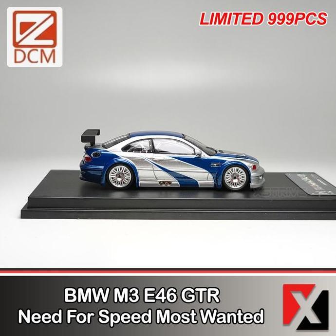 DCM 1:64 BMW M3 E46 GTR Need For Speed Most Wanted