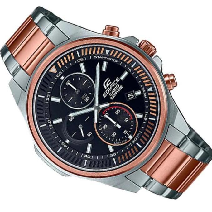 Casio Edifice Efr-S572Gs-1Avudf Jam Tangan Pria Analog Sapphire Rose Efr-S572Gs-1A Efr S572Gs 1Avudf