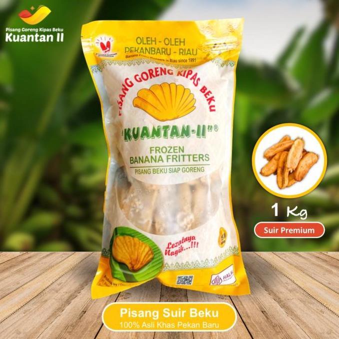 Pisang Goreng Kipas Kuantan II Pekanbaru SUIR ASLI PREMIUM ukuran besar BERAT 1 Kg