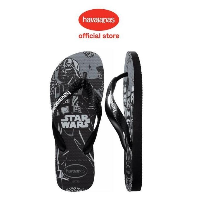 Havaianas Star Wars Black/Black/White - Sandal Pria
