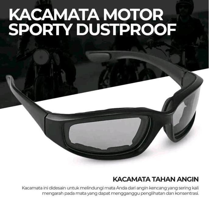 Promo kacamata anti debu dan angin motor sepeda Diskon