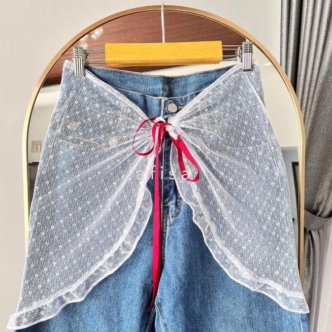 BEST SELLER AFISA - LACE SKIRT ROK KOREA ROK MIDI ROK