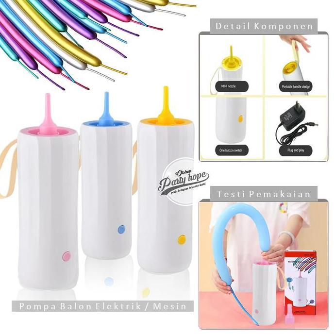 pompa balon elektrik pentil / pompa balon pentil / pompa balon twist