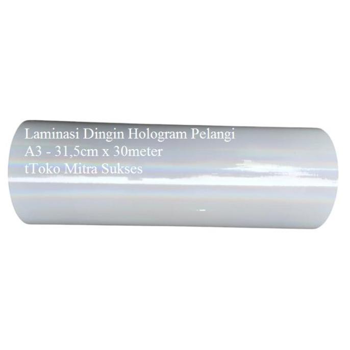 Roll Laminasi Dingin Hologram A4 Dan A3 Roll