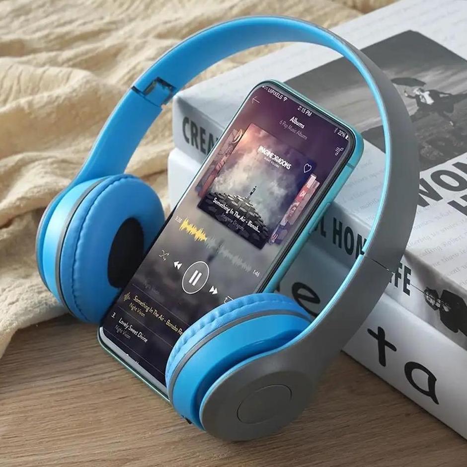 BIG SALE P47 Headphone Bluetooth Wireless Gaming Headset Bass Portable Stereo Bando Lipat Handsfree 