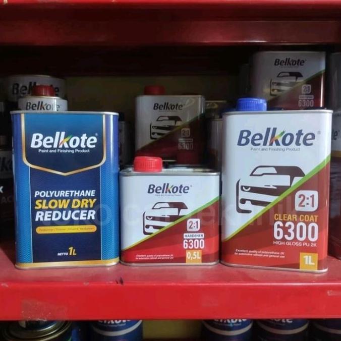 Paket Pernis/Clear Belkote 6300 + thiner belkote Terlaris