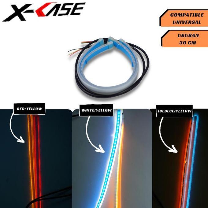 Lampu Alis Drl Lampu Led Drl Alis 30cm Mobil Motor Sein Daytime Running Light Lampu Alis Led Slim Dr