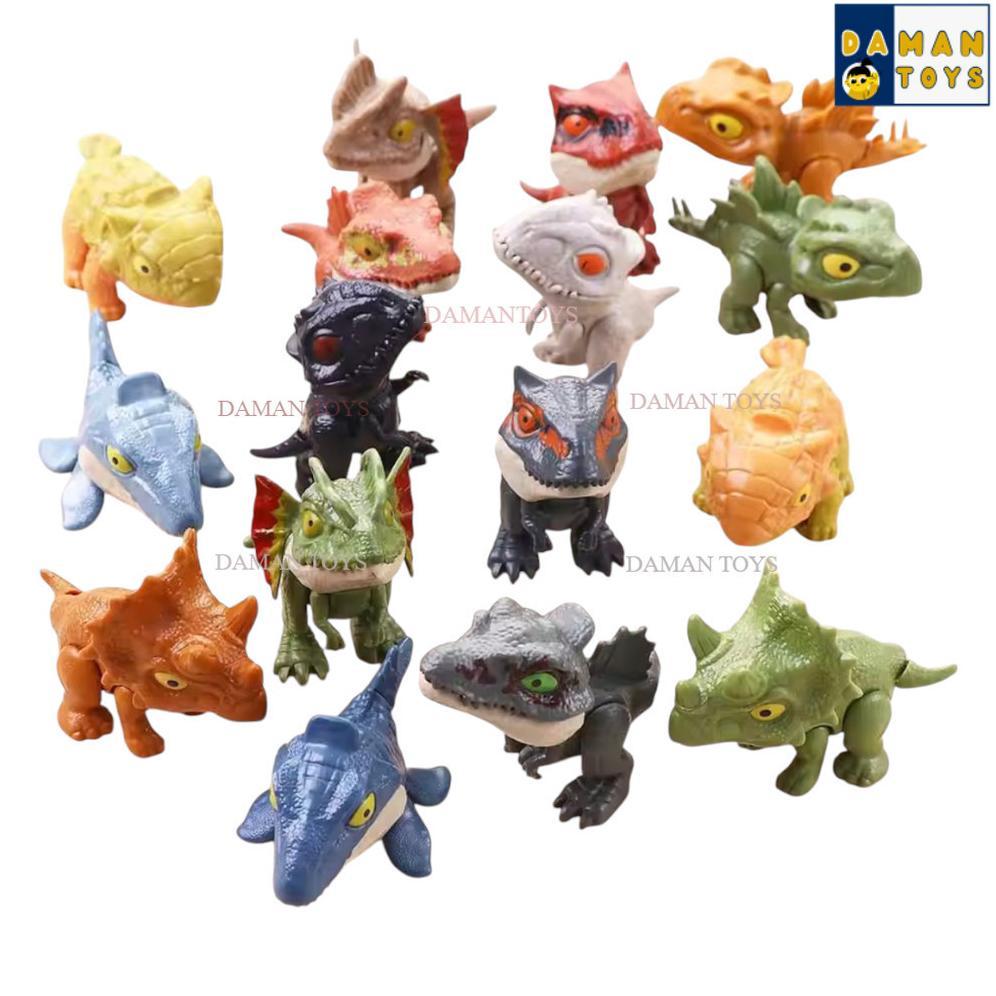 limited` mainan figure dinosaurus  snap squad t rex indominus dino dinosaur