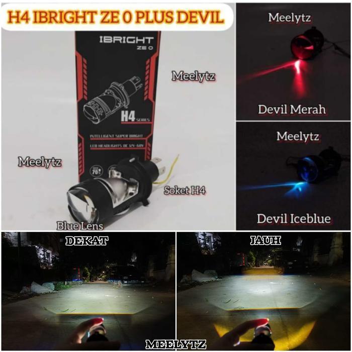 IBRIGHT ZE 0 - Lampu Utama  H4 LED