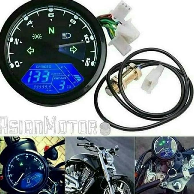 Speedometer Digital Custom Japstyle Caferacer/ Spidometer Custom Babon