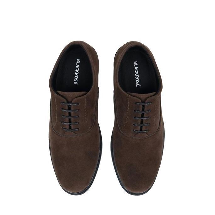 BLACKROSE Classic Oxford Men Shoes Coffee Suede Sepatu Pantofel Pria Formal Casual Coklat Kopi Suede