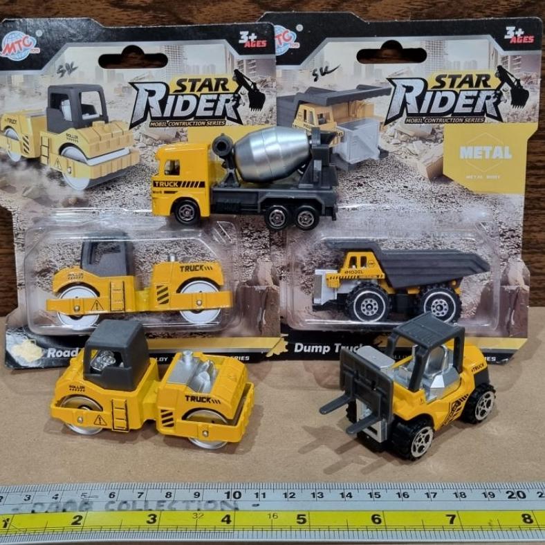 HOT` mainan mobil konstruksi Construction bahan Besi - star rider truk Besi K
